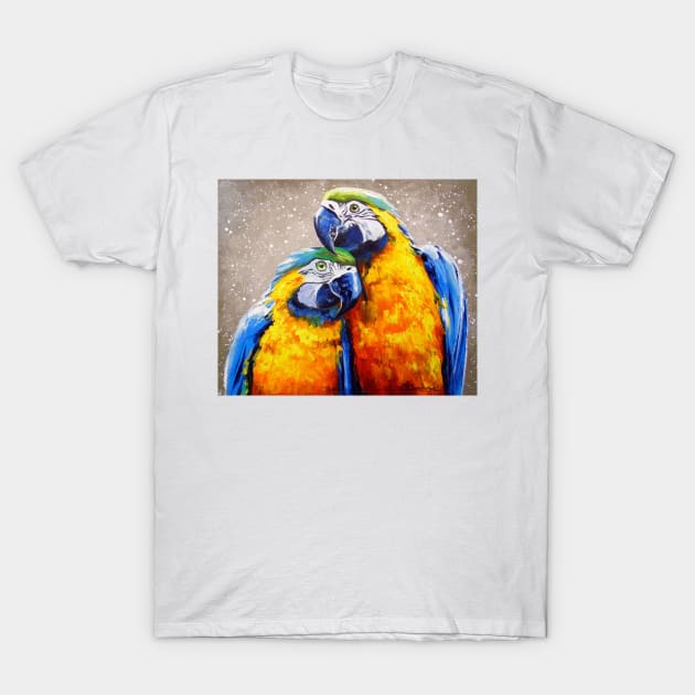 Parrot lovers T-Shirt by OLHADARCHUKART